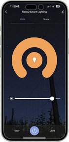 Inteligentna lampa ścienna okrągła złota w komplecie z 2 żarówkami WiFi G9 - Pulley