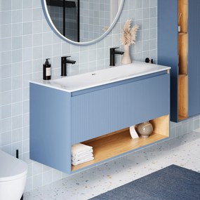 Szafka podumywalkowa BELDIVO 120 cm z umywalką ceramiczną
