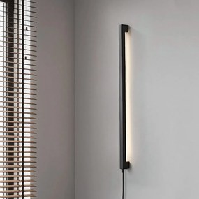 KINKIET ŚCIENNY LED LHJ063-W 80cm CZARNY