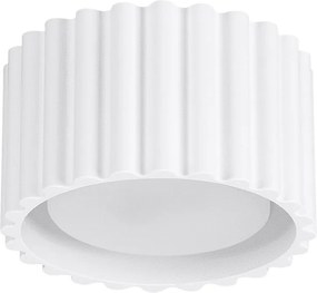 Lampa Sufitowa Minimalistyczny Aura, Aluminium - 1 Źródło - L.10 X H.10 Cm - Biały