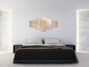 Obraz - Różowa pełnia księżyca (125x70 cm)
