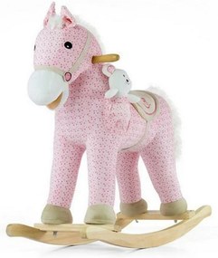 Milly Mally Koń na biegunach z melodią Pony, różowy