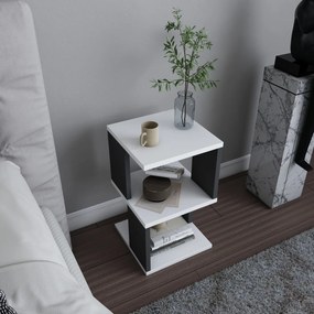 Stolik nocny Carter White Anthracite