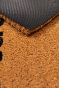 Wycieraczka kokosowa 40x60cm napis home naturalna antypoślizgowa pod drzwi