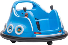 AIYAPLAY Dziecięcy autoscooter, obrót 360°, dla 3-5 lat, z pilotem, muzyką, Niebieski