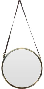 Lusterko kosmetyczne, wiszące, dekoracyjne, okrągłe, 42 cm