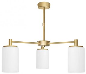 Nowoczesny żyrandol z trzema kloszami KR-S3