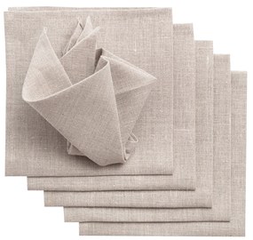 Komplet serwetek 6 szt. 42x42cm Linen 392-10