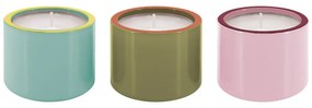 Szklane świeczniki na świeczkę typu tealight zestaw 3 szt. – Remember