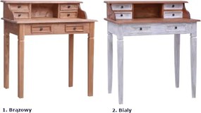 Brązowy sekretarzyk z szufladami - Iros