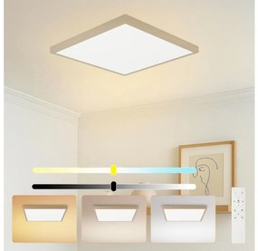 Brilagi -LED Ściemnialna oprawa łazienkowa FRAME SMART LED/50W/230V 60x60 IP44 + z pilotem