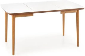Rozkładany stół jadalniany NARPES w dekorze dąb lefkas 90(190)x80x75 cm