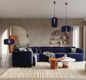 Granatowa lampa podłogowa Z3-D92