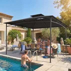 Outsunny Solidne pawilony ogrodowe, namioty na jacuzzi, stałe zadaszenia, altany | Aosom PL