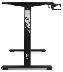 Biurko z regulacją wysokości DIABLO X-TENSIO 1600 czarne