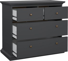 Komoda Paris 2+2 kolor szary