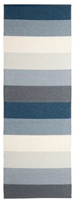 Niebiesko-kremowy chodnik odpowiedni na zewnątrz 70x200 cm Molly Ocean Grey – Pappelina