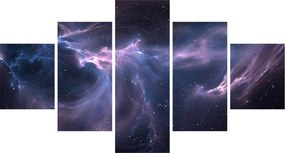 Obraz - Kosmiczna mgławica (125x70 cm)