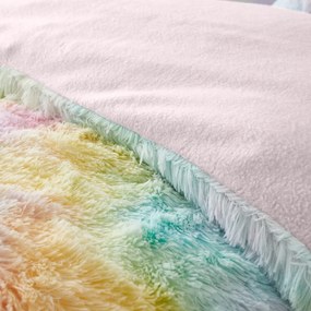 Pościel dziecięca dwuosobowa z mikropluszu 200x200 cm Rainbow Cuddly – Catherine Lansfield