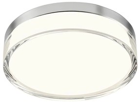 Redo 01-3727 - LED Plafon FRISBI LED/12W/230V 3000/4000K IP44 chrom