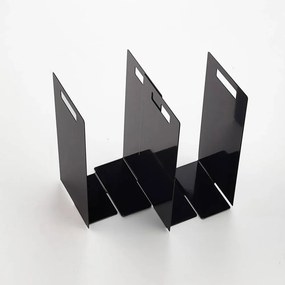 Czarne metalowe stojaki na ręczniki 2 szt. Tower – YAMAZAKI