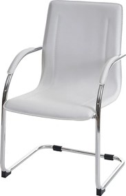 Krzesło do jadalni Perm (zestaw 6 sztuk),  biały