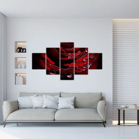 Obraz - Detal róży (125x70 cm)