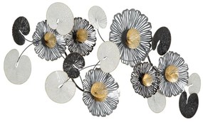 Metalowa dekoracja ścienna Mauro Ferretti Troby, 143x64cm