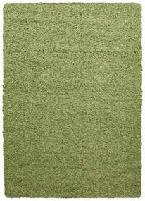 Dywan shaggy jednokolorowy zielony 160 cm x 230 cm