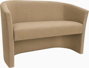 Sofa CLUB tapicerowana : Kolor tkaniny - VELVET - MG06, Typ tkaniny - Velvet