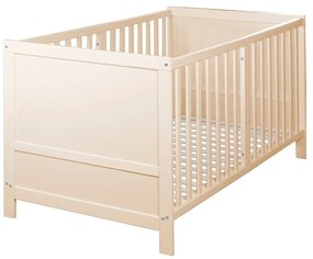 Łóżeczko z regulowaną wysokością 70x140 cm w naturalnym kolorze Easy Sleep – Roba
