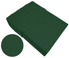 Prześcieradło z gumką frotte Bielbaw 100x200 butelkowa zieleń 175 g/m2 Premium GRENO