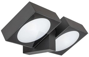 Rabalux 77101 - LED Kinkiet zewnętrzny TELDE 2xLED/7W/230V IP54 antracyt