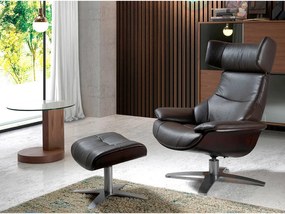 Osmana ze skóry w kolorze czekoladowego brązu 5003 ANGEL CERDA