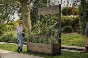 Keter Donica Deco Tulip 110 l, 2 panele, brązowy