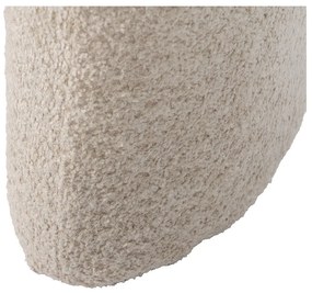 Beżowa ławka z materiału bouclé Suave – Ixia