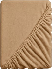 PrzytulneMieszkanie.pl Prześcieradło z mikropluszu SOFT 90x200 cm beżowe