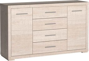 Komoda SALERNO 148 cm do Salonu Sypialni Dąb