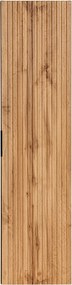 Szafka łazienkowa wisząca słupek w kolorze naturalnego drewna 35 x 25 x 140 cm ASTROS Light Oak