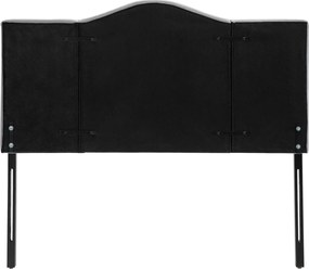 HOMCOM Zagłówek do łóżka tapicerowany kolor szarym topola poliester 185 x 8 x 134 cm