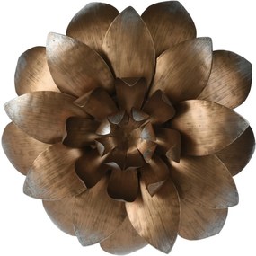 Metalowa dekoracja ścienna Kwiat I, średnica 35 cm