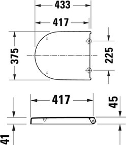 Duravit Univavo deska sedesowa Soft-Close