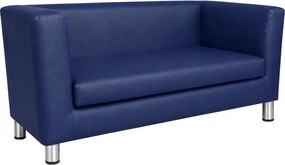 Sofa Monaco : Kolor nogi - Chrom, Kolor tkaniny - EKO-SKÓRA - 4D, Typ tkaniny - Eko-skóra , Wysokość nogi - 15 cm