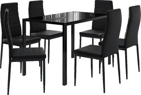 Stół jadalny czarny 120x75x70 grand
