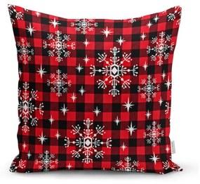 Zestaw 4 świątecznych poszewek na poduszki i bieżnika Minimalist Cushion Covers Christmas Tartan