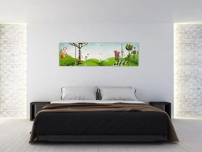 Obraz wspaniałego krajobrazu (170x50 cm)