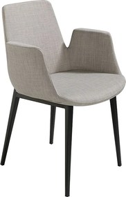 Szare krzesło z tkaniny 4002 ANGEL CERDA