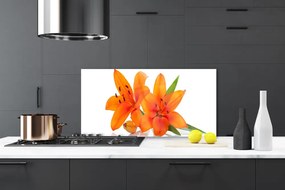 Szkło do Kuchni na Ścianę Letni Ogród Kwiatowy