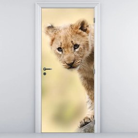 Fototapeta na drzwi - Lew (95x205cm)