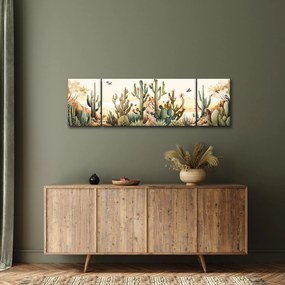 Obraz - Pustynia, akwarela (170x50 cm)